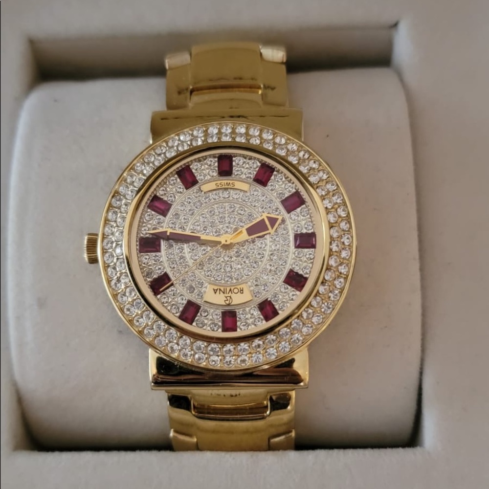 Swiss beautiful watch needs a new batteries only worn once only
